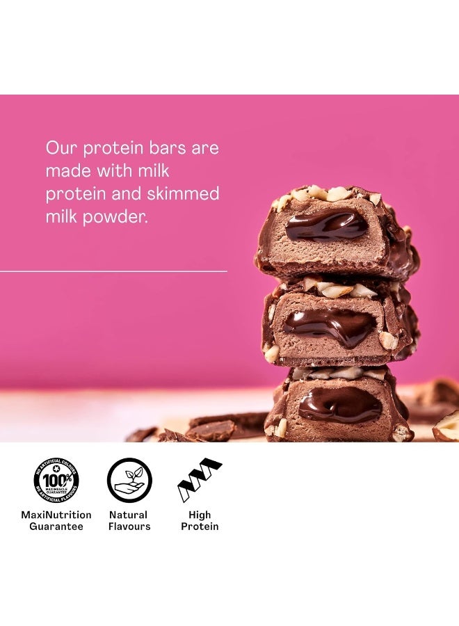 Maxi Nutrition Hazelnut & Nougat Creamy Core Protein Bar (Pack of 12 x 45 Grams each) | With 15g Of Protein | Low Sugar | Fat Free | High Protein Snack | No Artificial Flavors & Colour Added - Image 5